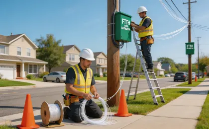 Fiber-to-the-home deployment