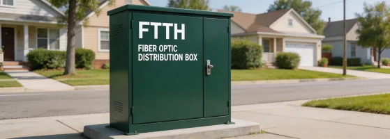 FTTH fiber distribution infrastructure