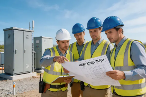 SBA Communications engineering team on site